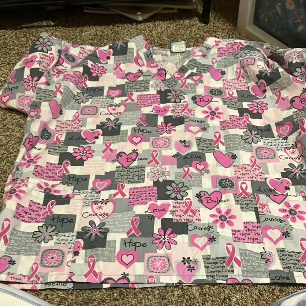 Scrub top.